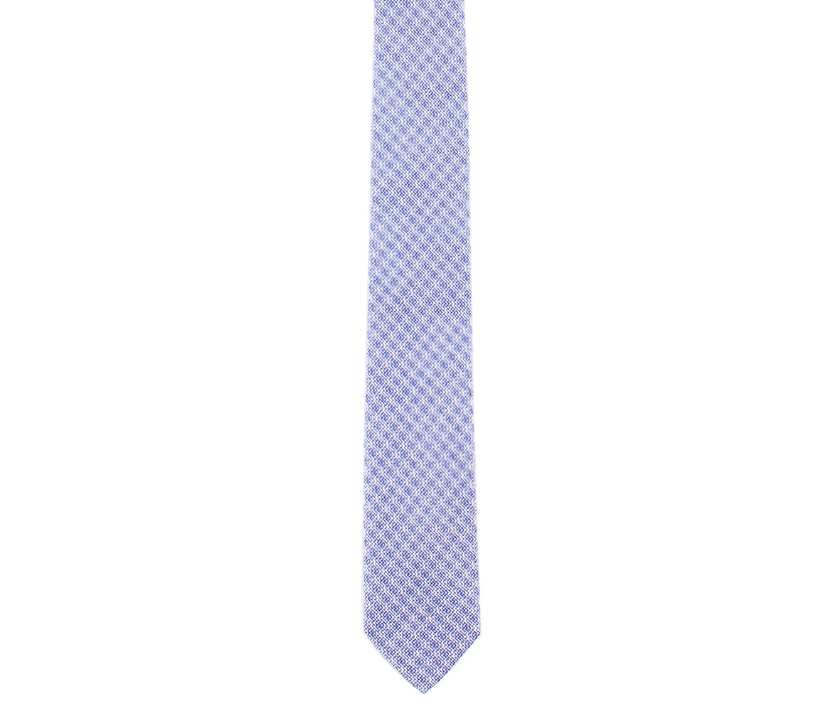 Blue Plaid Cotton Tie| Blue Tie| cotton ties – German Valdivia ...