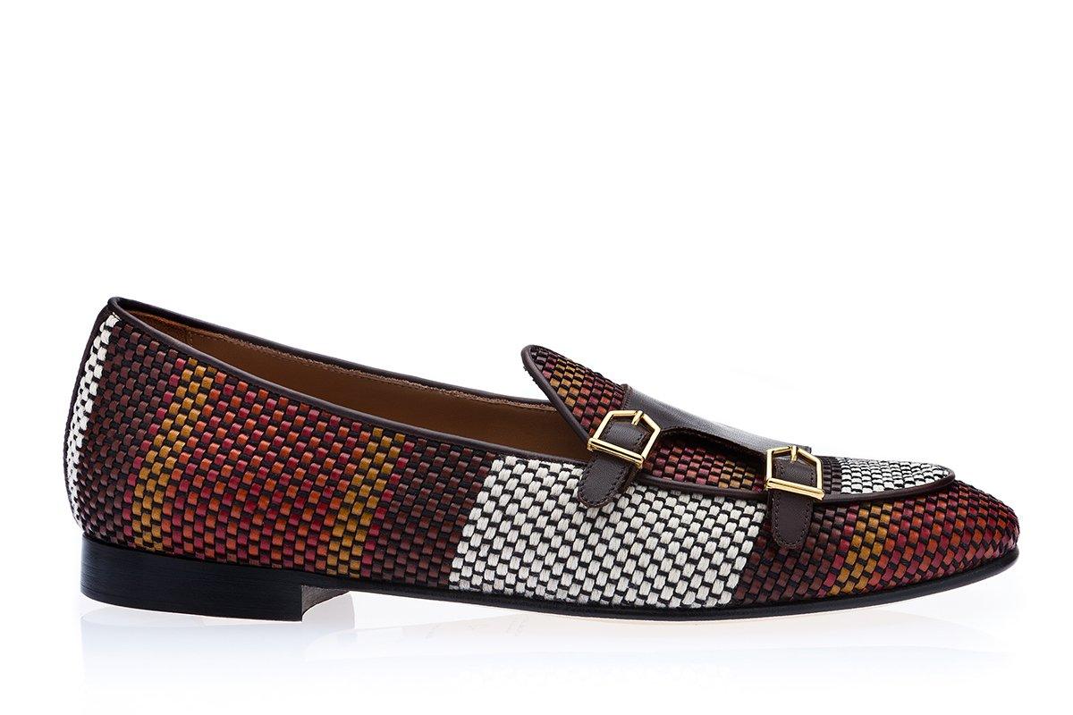 TANGERINE 7 TETRIS BROWN BELGIAN LOAFERS