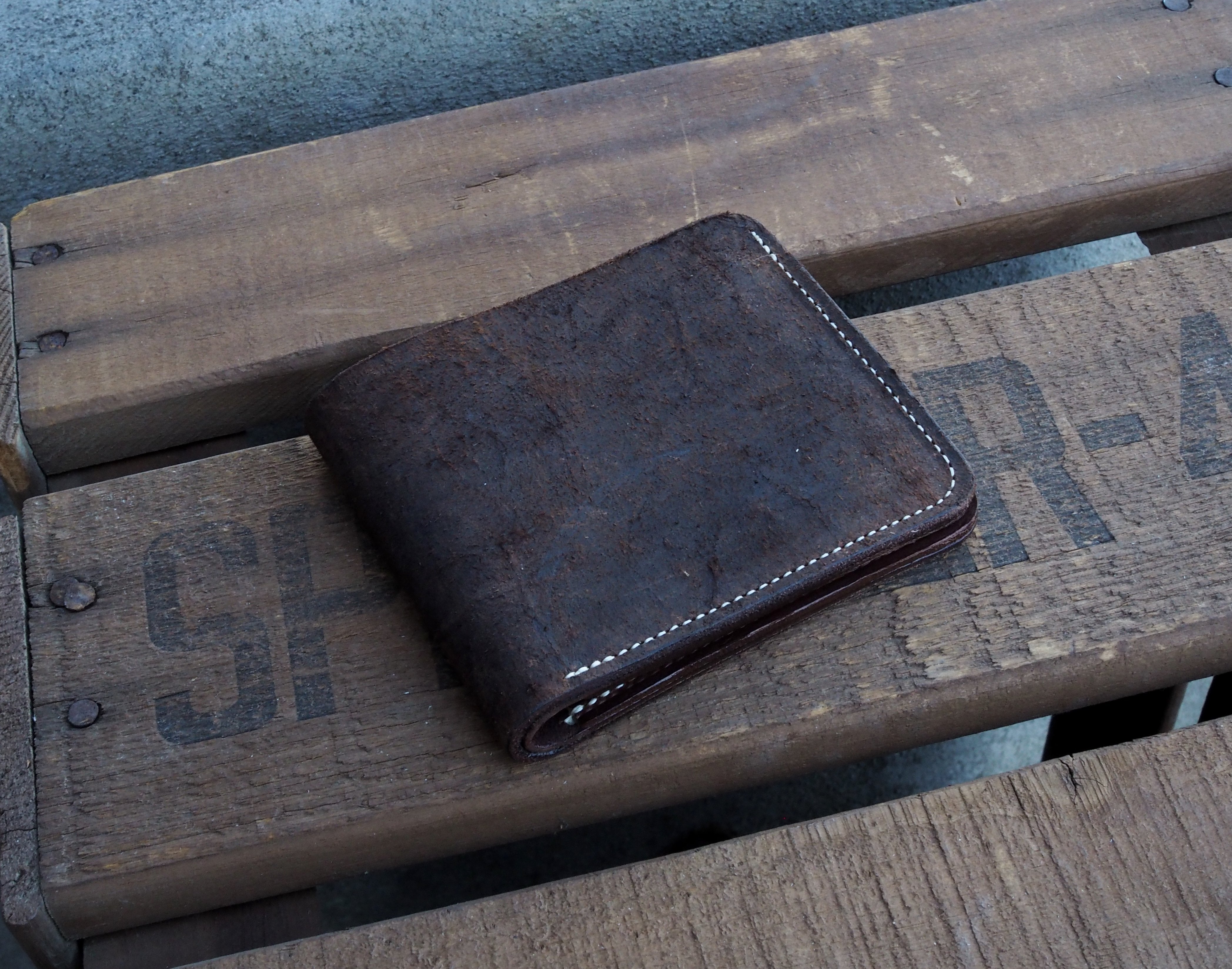 Minimalist Front Pocket Wallet in Color 8/Black Chromexcel – Vermilyea Pelle