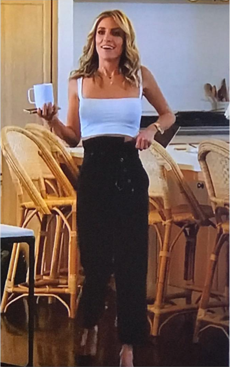 Kristin Cavallari wearing the Marissa Webb Gia Pant