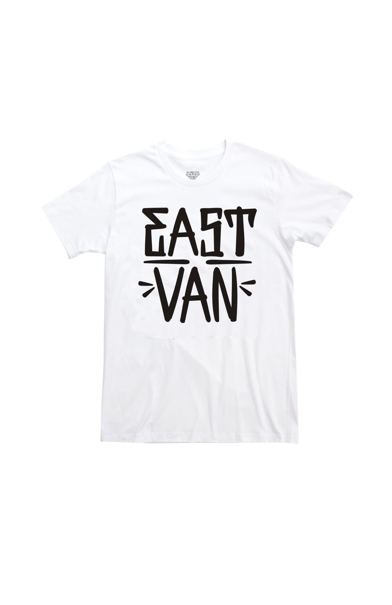 East Van 'TAGGED' Print T-shirt by Grubwear