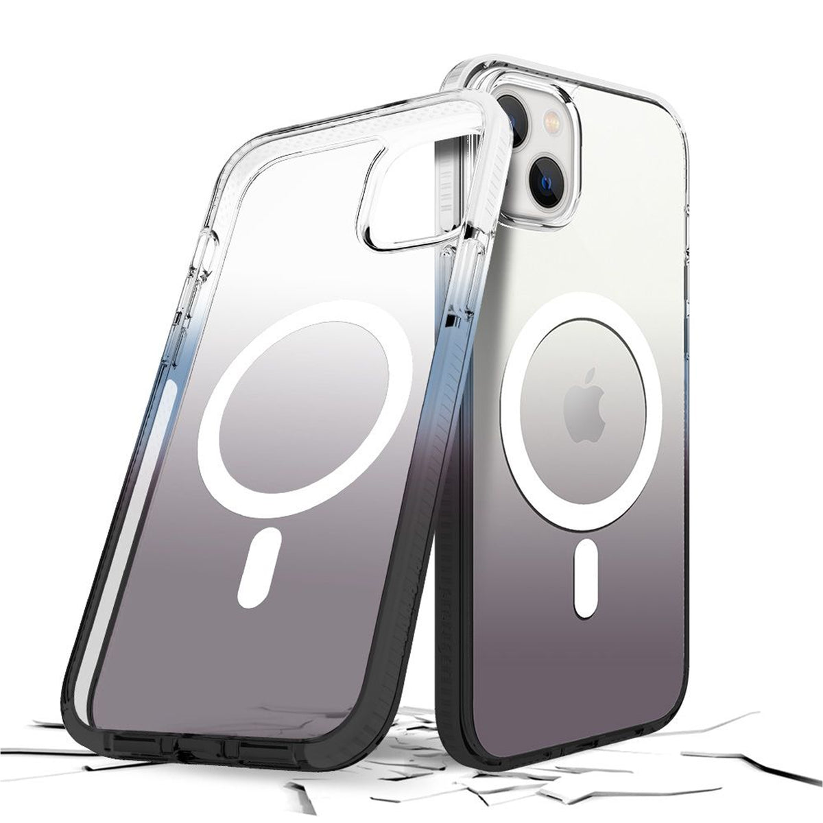 Prodigee iPhone 15 Pro Flow Desert + Mag | Funda translúcida multicolor |  Prueba de caídas | Cubierta de doble capa | Compatible con carga  inalámbrica