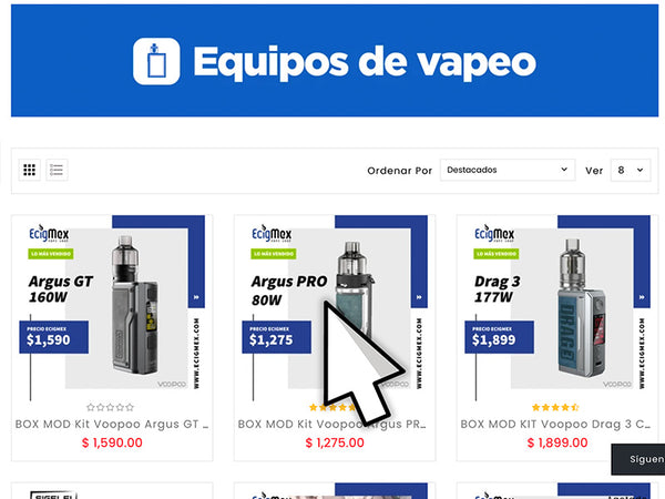 Comprar cigarros electrónicos