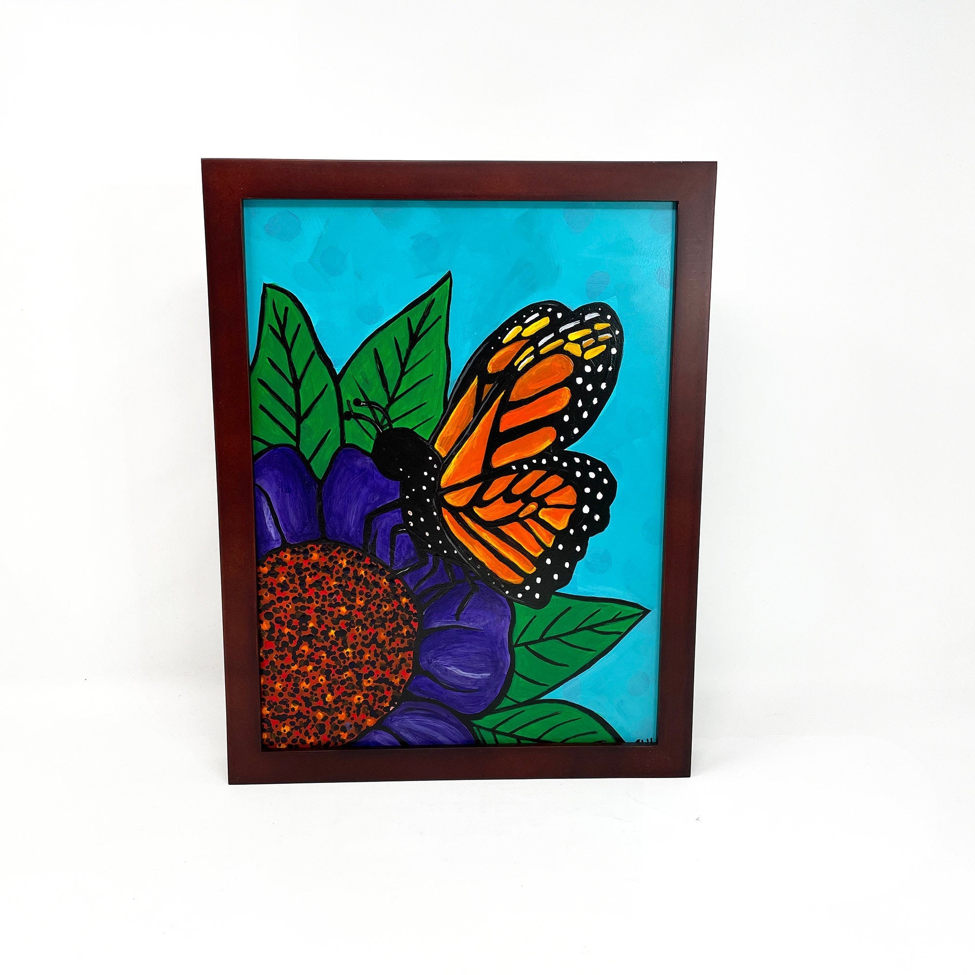 monarch butterfly painting acrylic