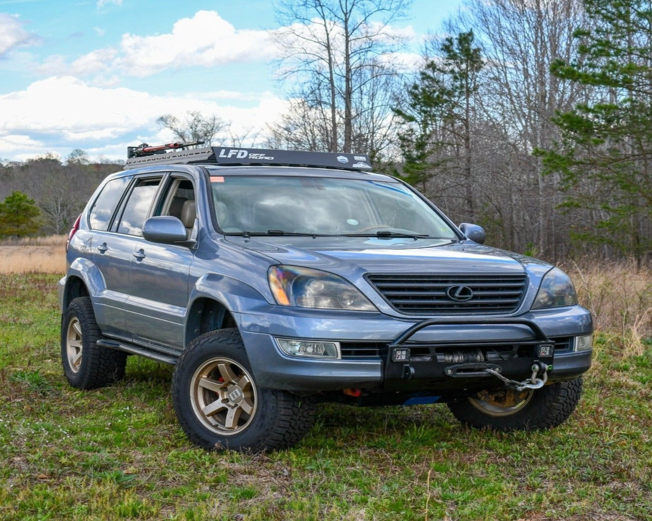 LFD Off Road Lexus GX470 Hybrid Front Bumper Powder