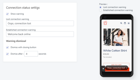 offline-first-shopify-settings