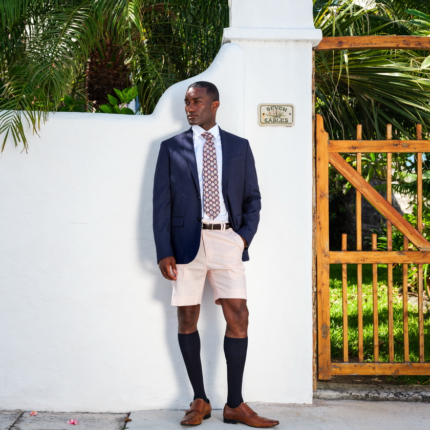 Image result for bermuda man in dress shorts