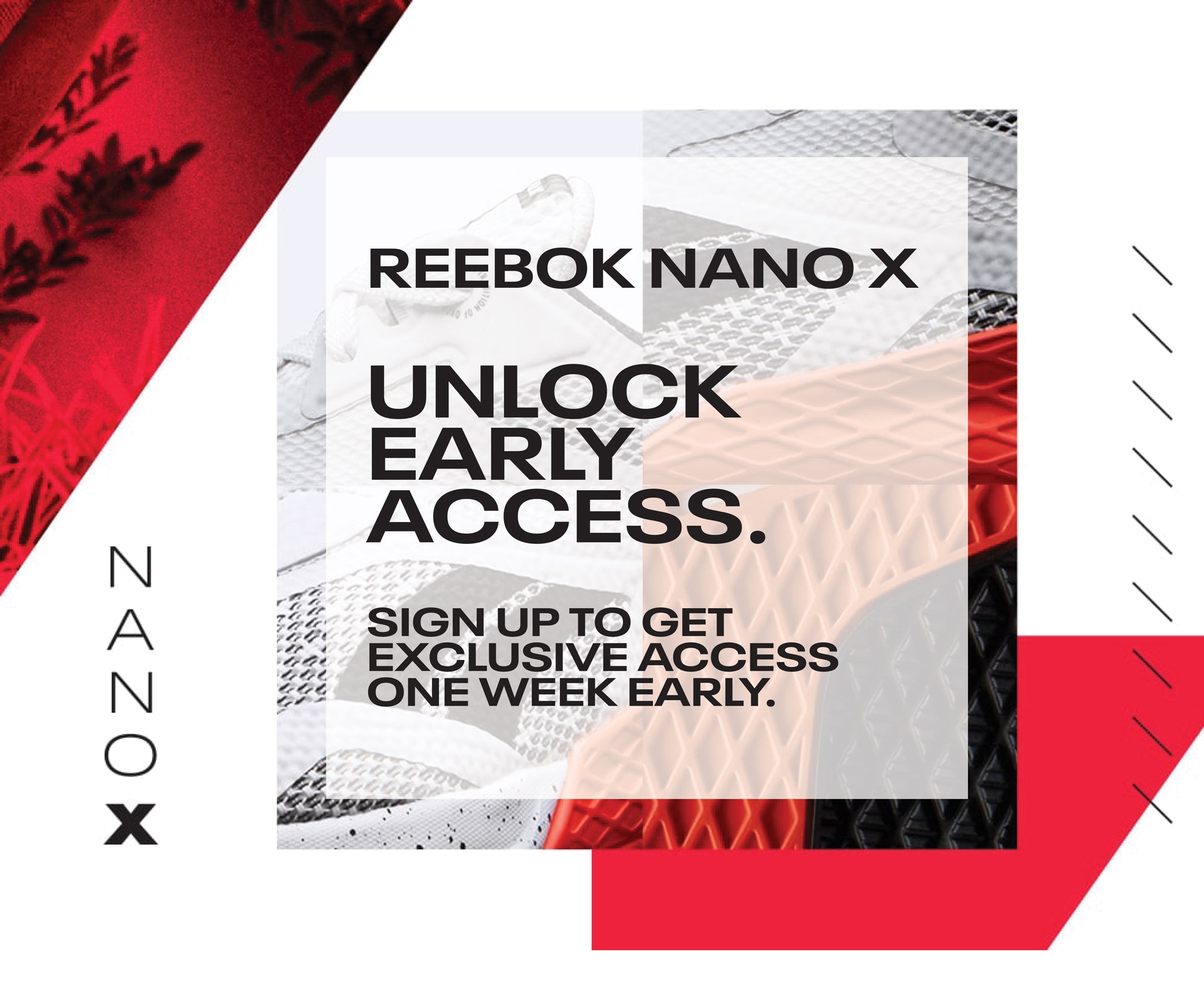 reebok email sign up