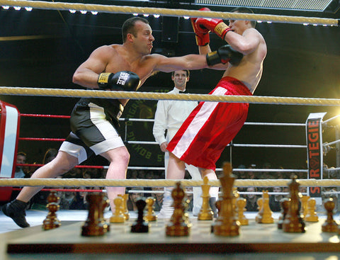 Competitors battle it out in alternating rounds in the ring and on