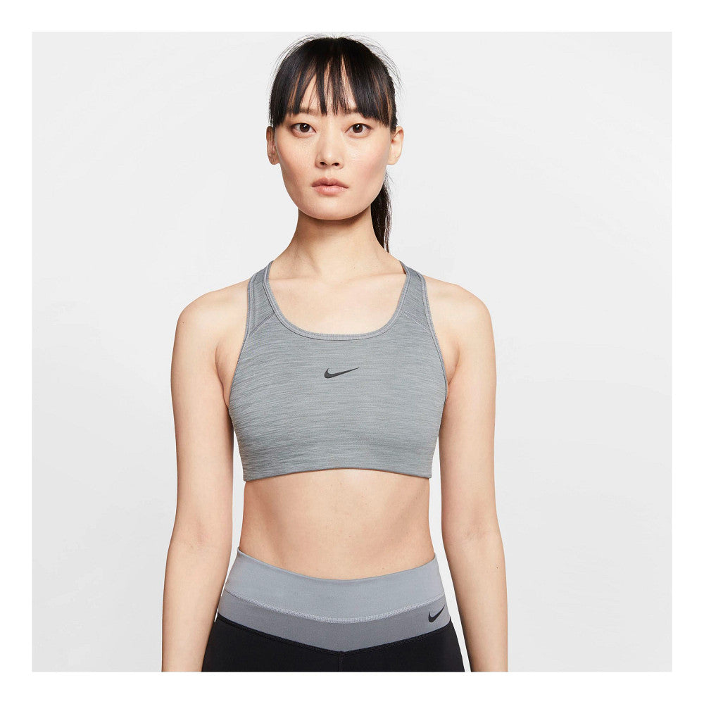 NWT Nike Womens Padded Pro Longline Sports Bra in Smoke Grey Color