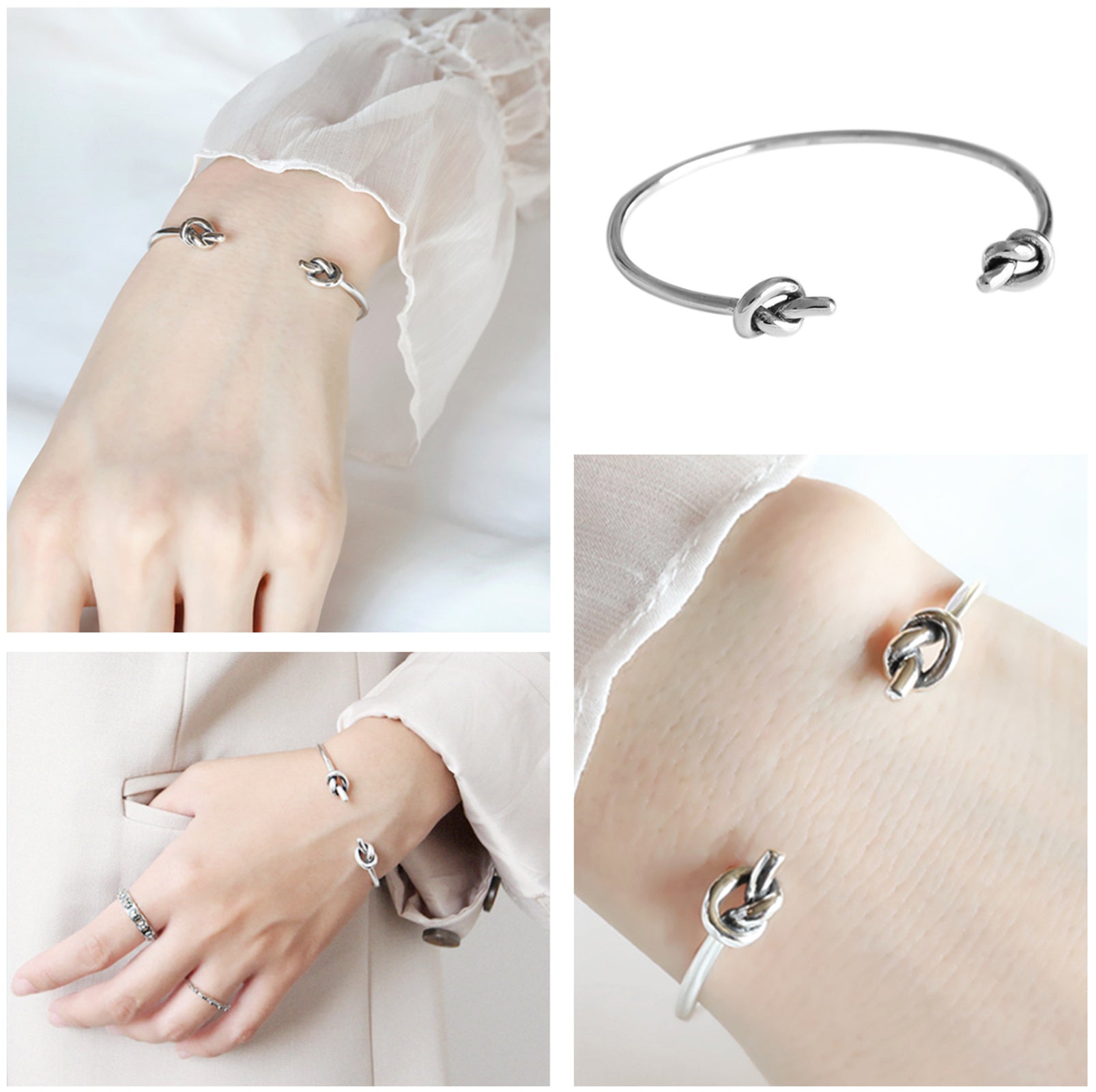 sterling-silver-solid-double-twisted-knots-love-heart-cuff-bangle-bracelet
