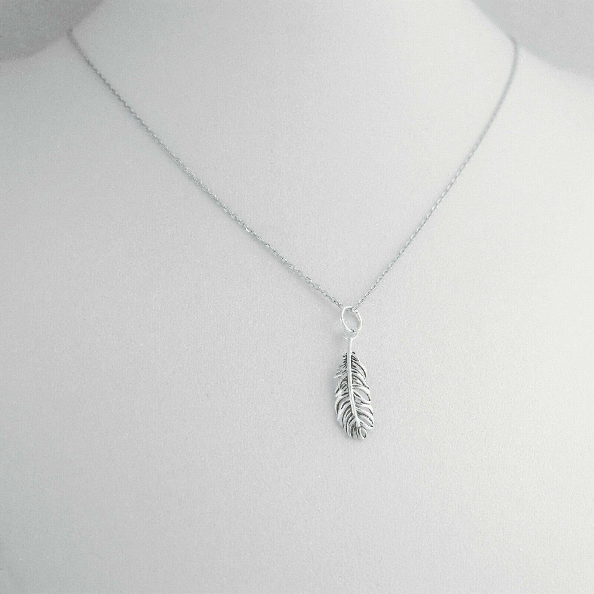 Sterling Leaf Charm Pendant for necklace &
