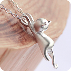 sterling-silver-hanging-cat-jumping-kitten-pendant-necklace-earrings