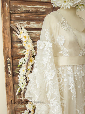 kaftan style wedding dress