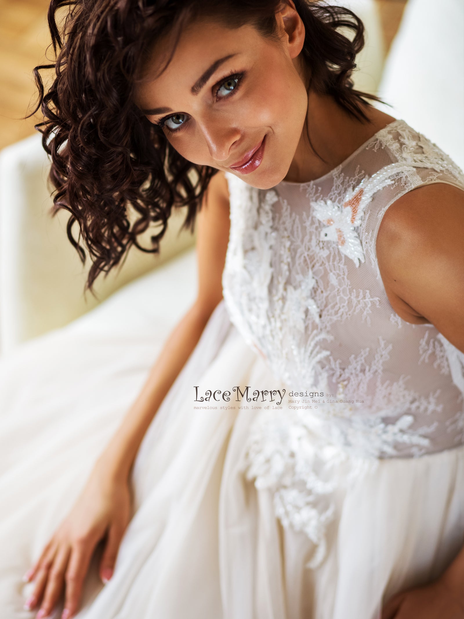 lace mary wedding dress