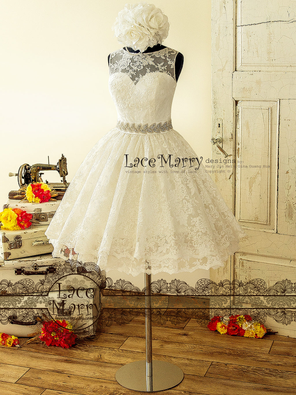 vintage pin up wedding dresses