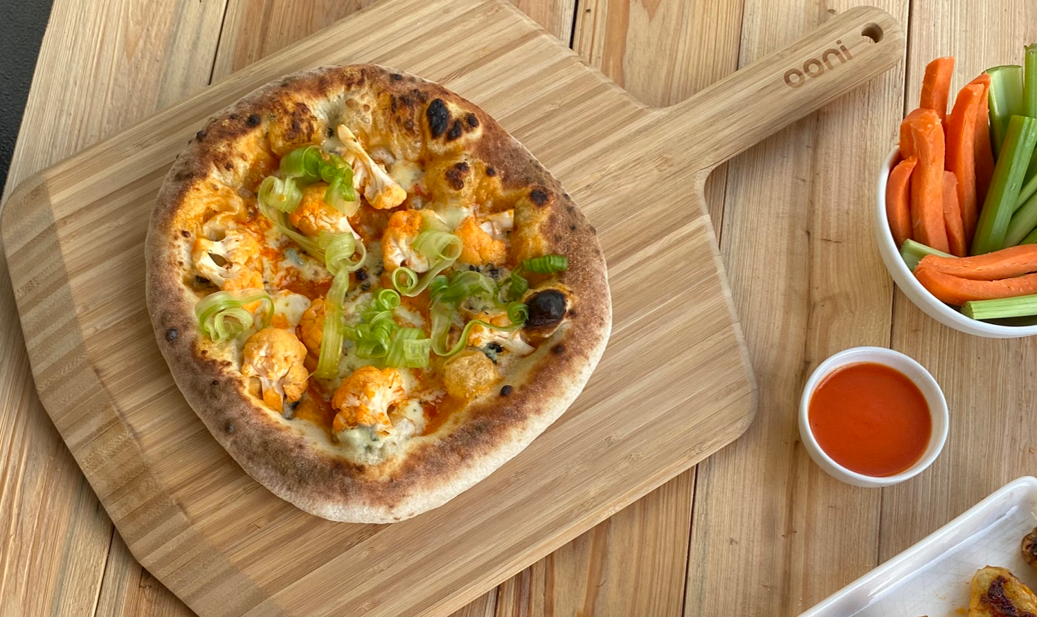 Buffalo Cauliflower Pizza Recipe Ooni Usa