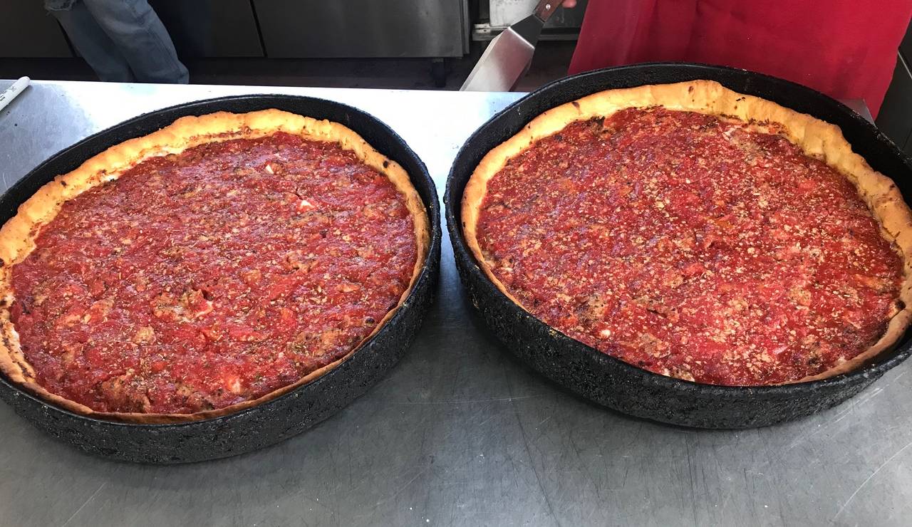 Chicago style deep dish pizza from My Pi