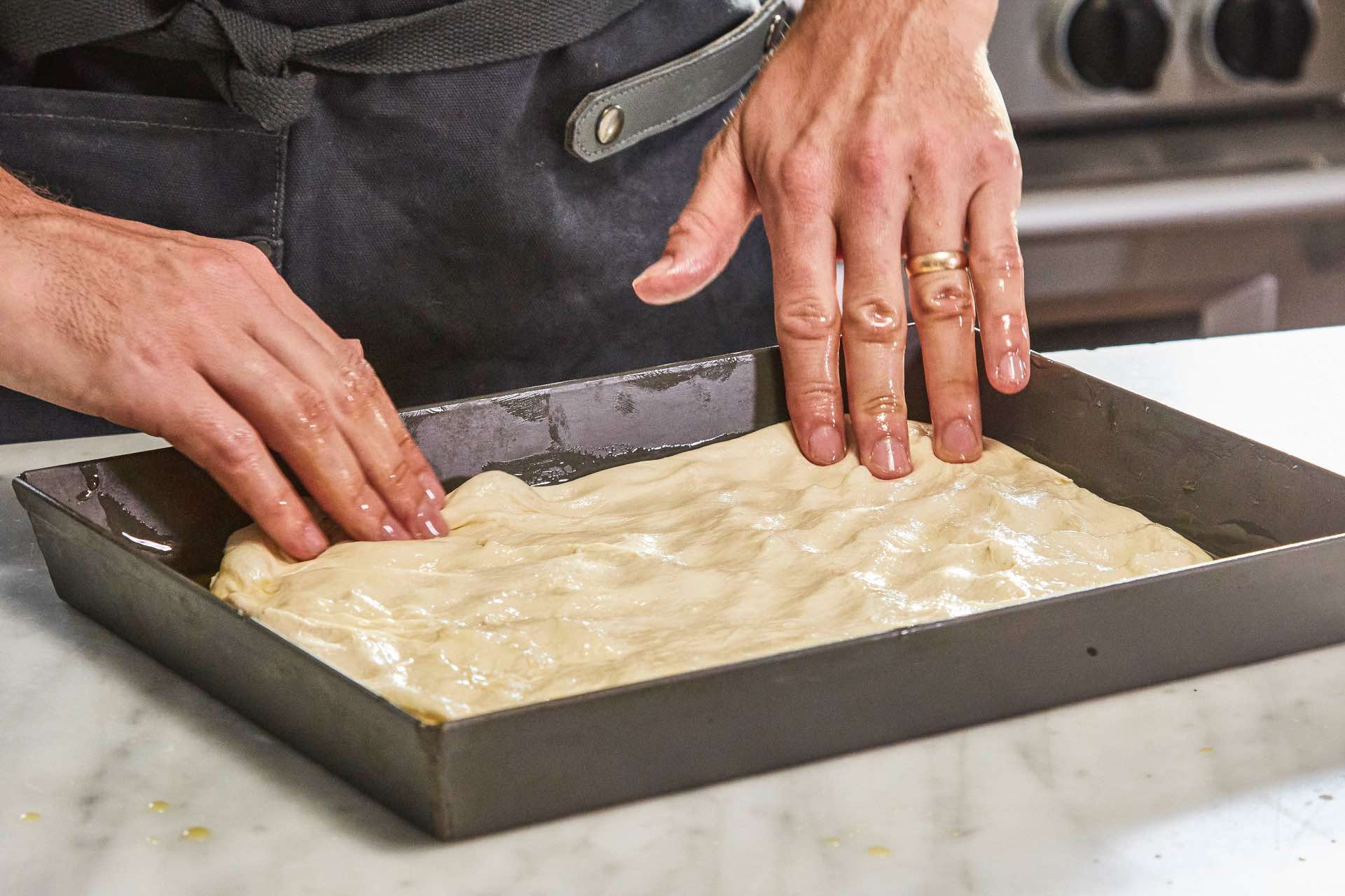 Pan-fried Sicilian-style Pizza Dough