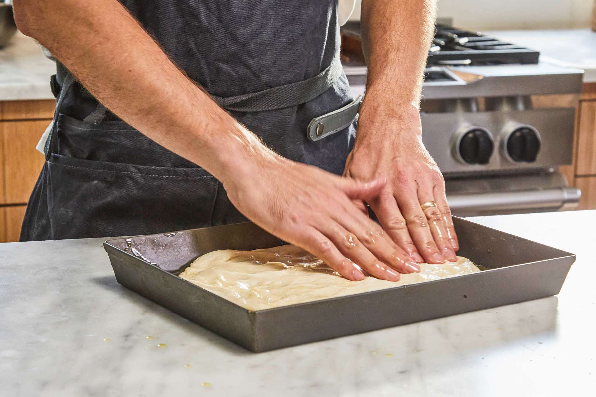 Pan-fried Sicilian-style Pizza Dough