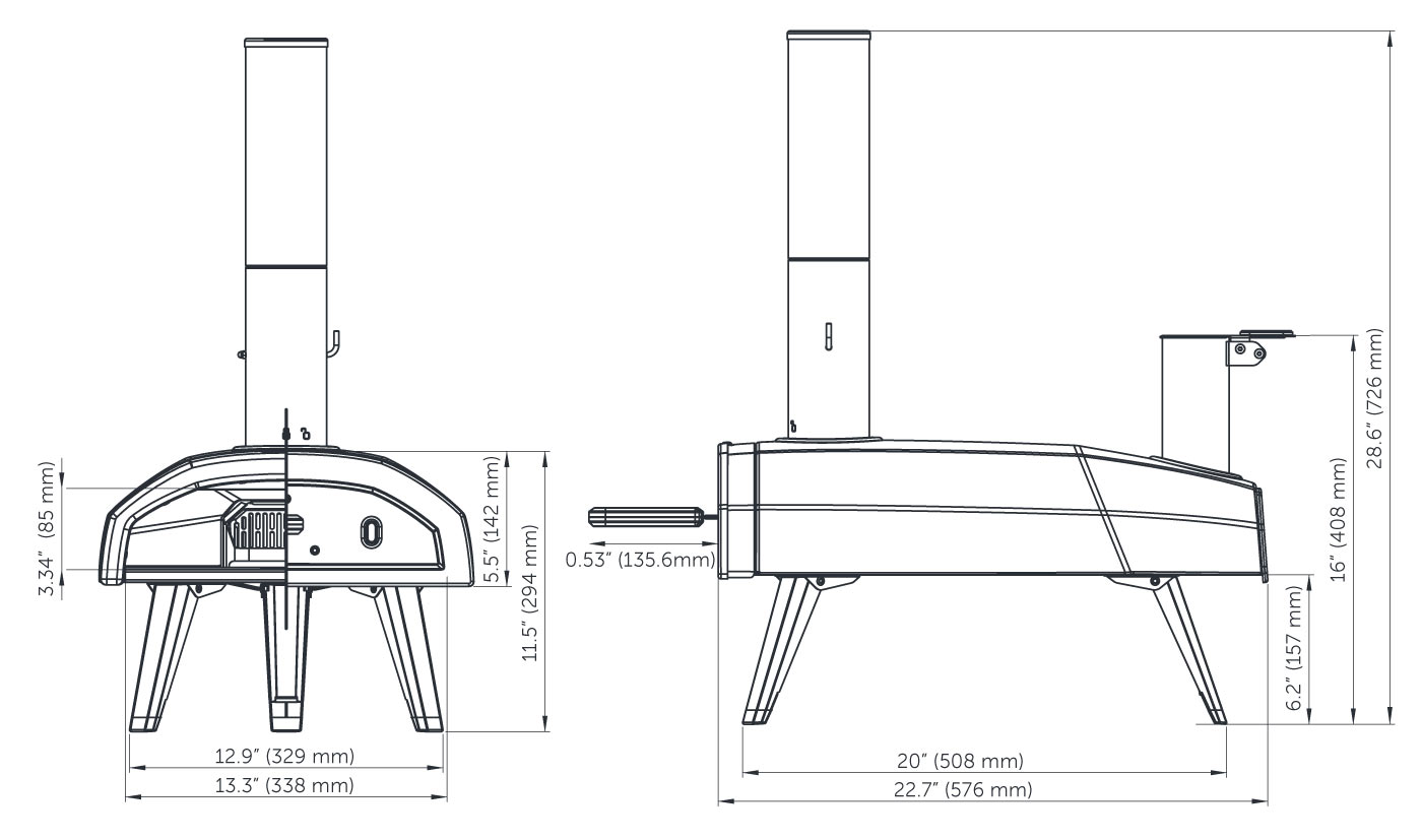 Wood Pellet Pizza Oven  Ooni Fyra 12 — Ooni USA