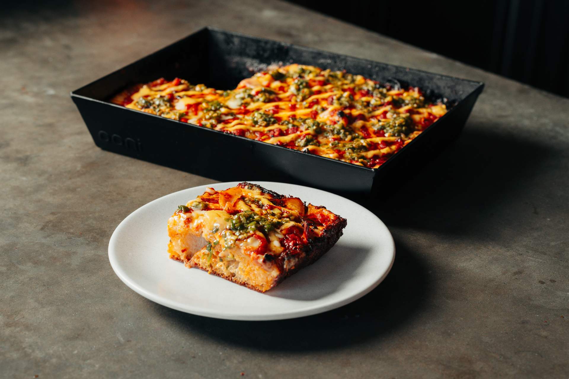 Australian Detroit-style Pizza: Deep End Pizza’s “The New Aussie”