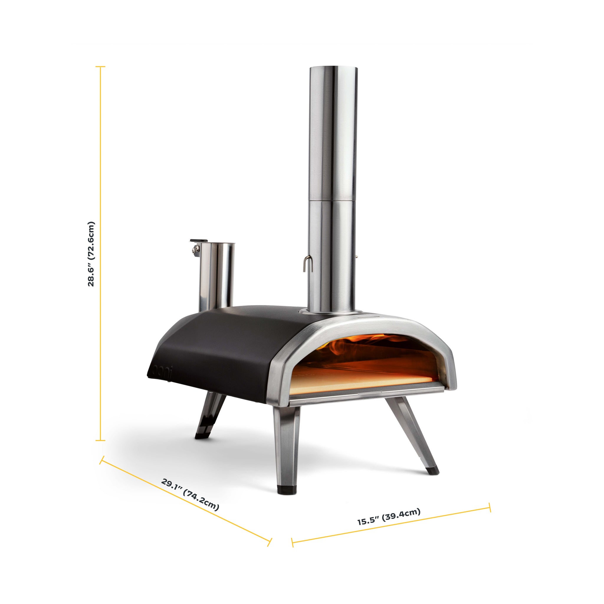 ooni fyra pellet burning pizza oven