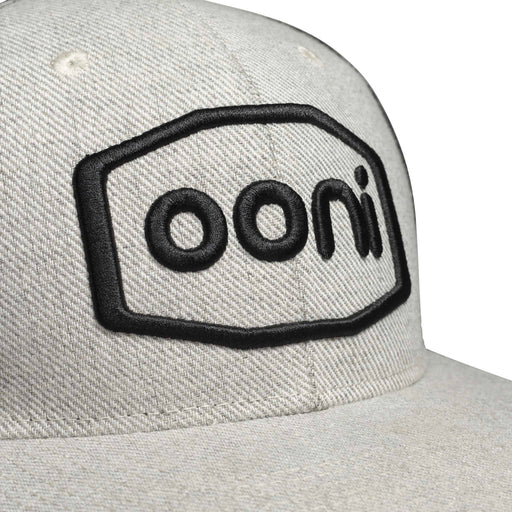 Casquette Snapback Logo Ooni - Noir sur noir — Ooni FR