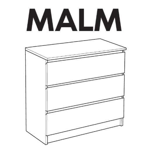Ikea Malm Dresser Replacement Parts Furnitureparts Com