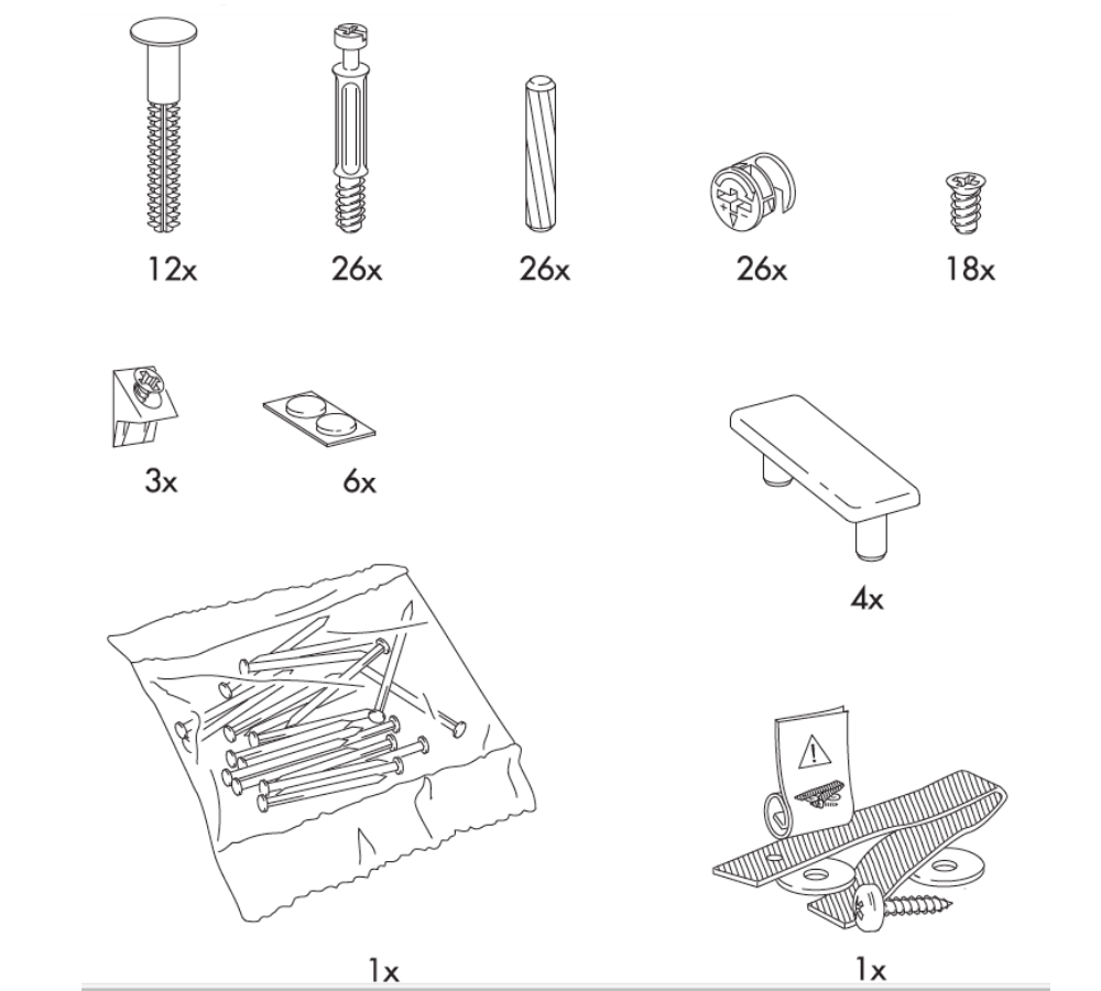 Ikea Malm Dresser Replacement Parts Furnitureparts Com