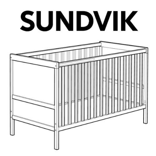 IKEA SUNDVIK Crib – FurnitureParts.com