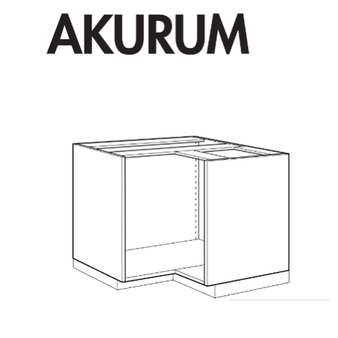 Ikea akurum base cabinet