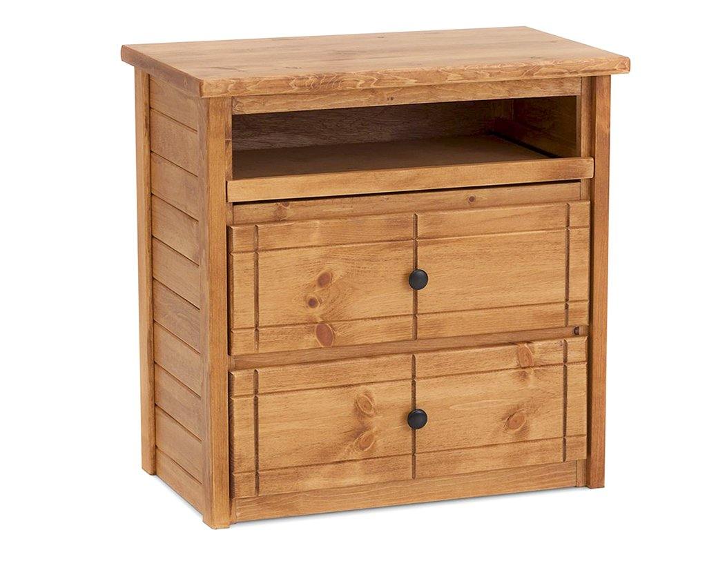 hometrends 3-Drawer Chest, Rustic Oak, 3 drawers, 30” tall