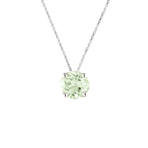 Green Amethyst Necklace by Augustine Jewels
