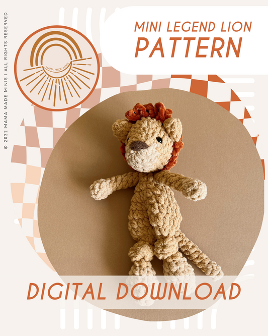 Baby Kit Knotted Lovey — PATTERN (2 sizes included) – Mama Made Minis