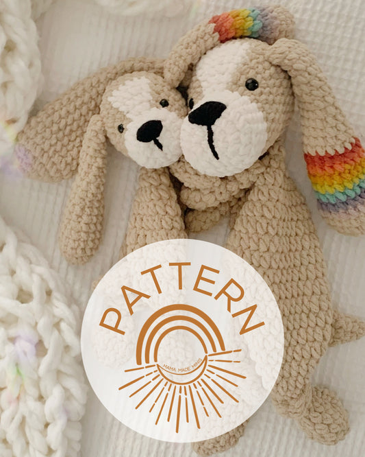 Ever Bear Knotted Lovey — PATTERN (2 sizes included)