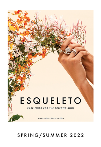 ESQUELETO Spring/Summer 2022 catalog and lookbook entitled "Flora"