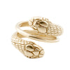 Gold Double Snake Ring