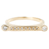 Diamond Bar Stacking Ring