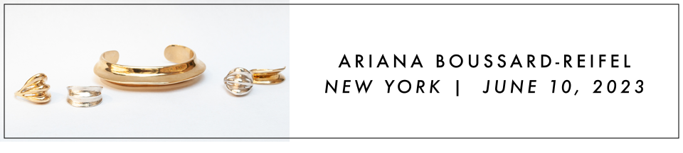 Ariana Boussard-Reifel pop-up trunk show in NYC