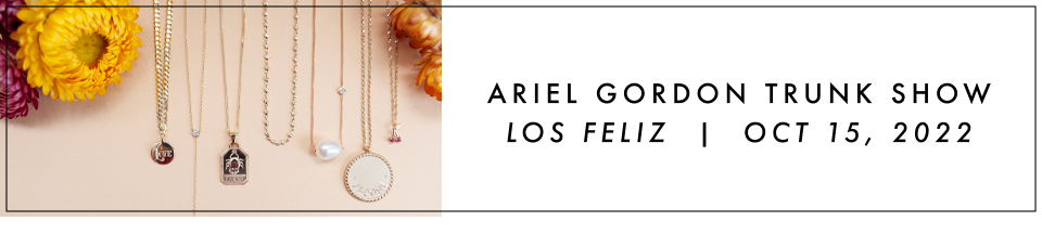 Ariel Gordon Jewelry trunk show in Los Feliz