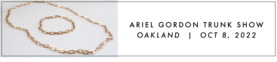 Ariel Gordon Jewelry trunk show in Oakland