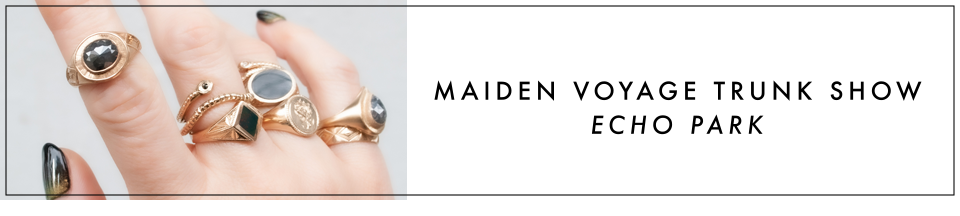 Maiden Voyage jewelry trunk show in Echo Park