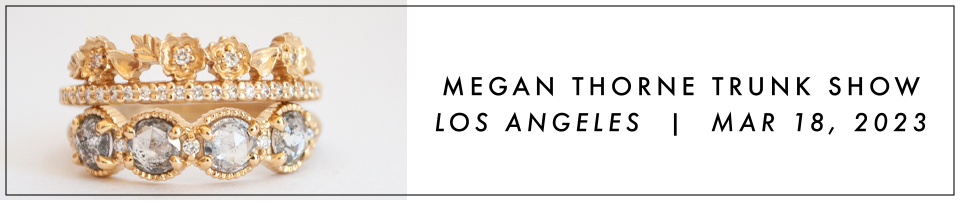 Megan Thorne trunk show in Los Angeles
