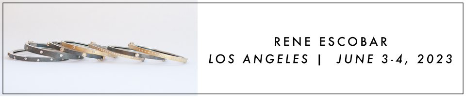 Rene Escobar Jewelry trunk show in Los Angeles