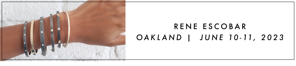 Rene Escobar Jewelry trunk show in OAKLAND