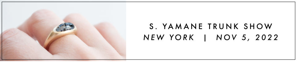 S. Yamane Studio trunk show in NYC details