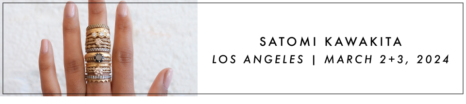 Satomi Kawakita Jewelry order fair in Los Angeles