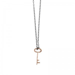 mixed-metal-key-necklace