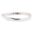 Adeline Sterling Silver Thin Geometric Stacking Ring